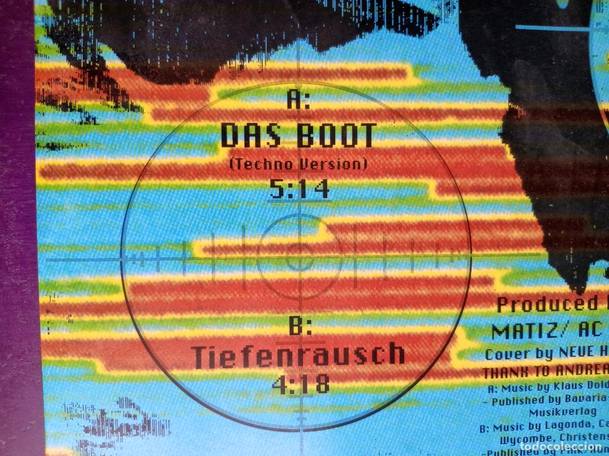 Discos de vinilo: U 96 &lrm;&ndash; Das Boot - MAXI POLYDOR 1991 - ELECTRONICA, TECHNO - Foto 3