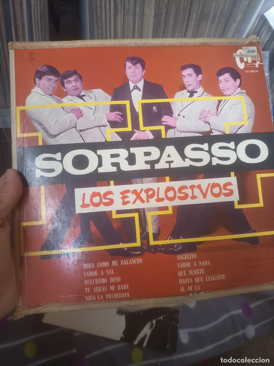 Discos de vinilo: LP SORPASSO, LOS EXPLOSIVOS ,( ORIGINAL MEXICO 1964)