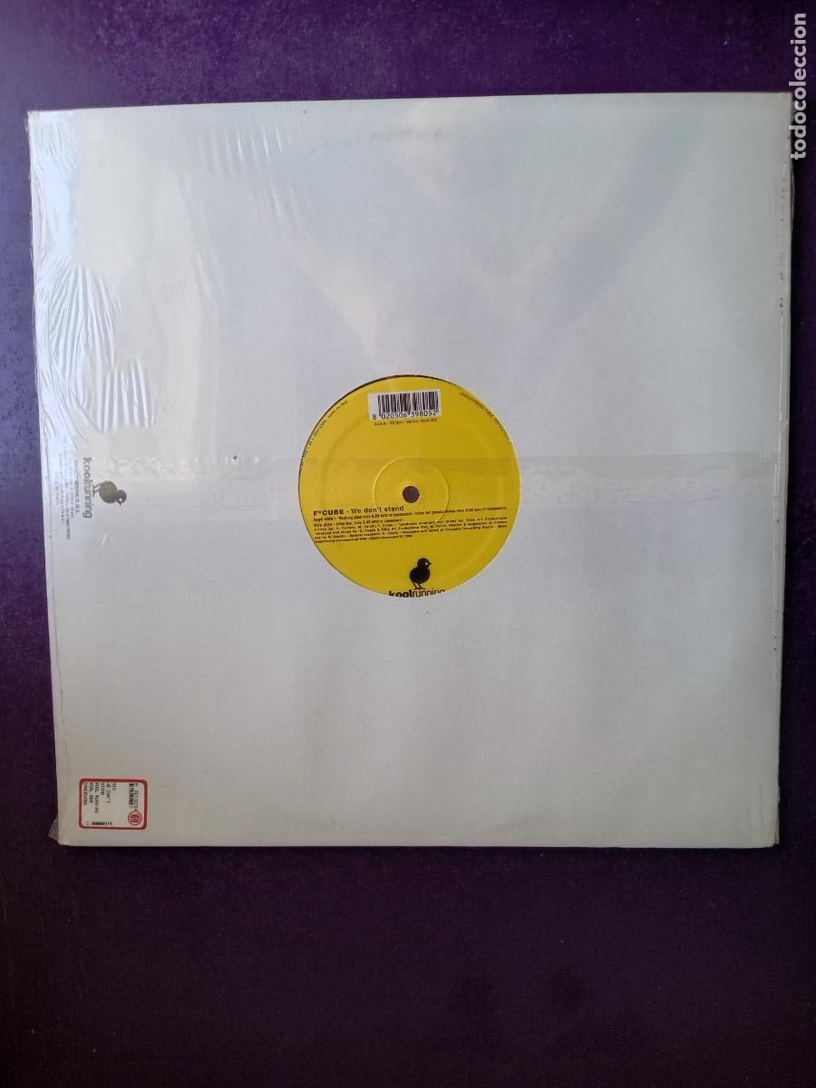 Discos de vinilo: F*Cube &lrm;&ndash; We Dont Stand - MAXI KOOL RUNNING 1998 - ELECTRONICA, HOUSE - Foto 3