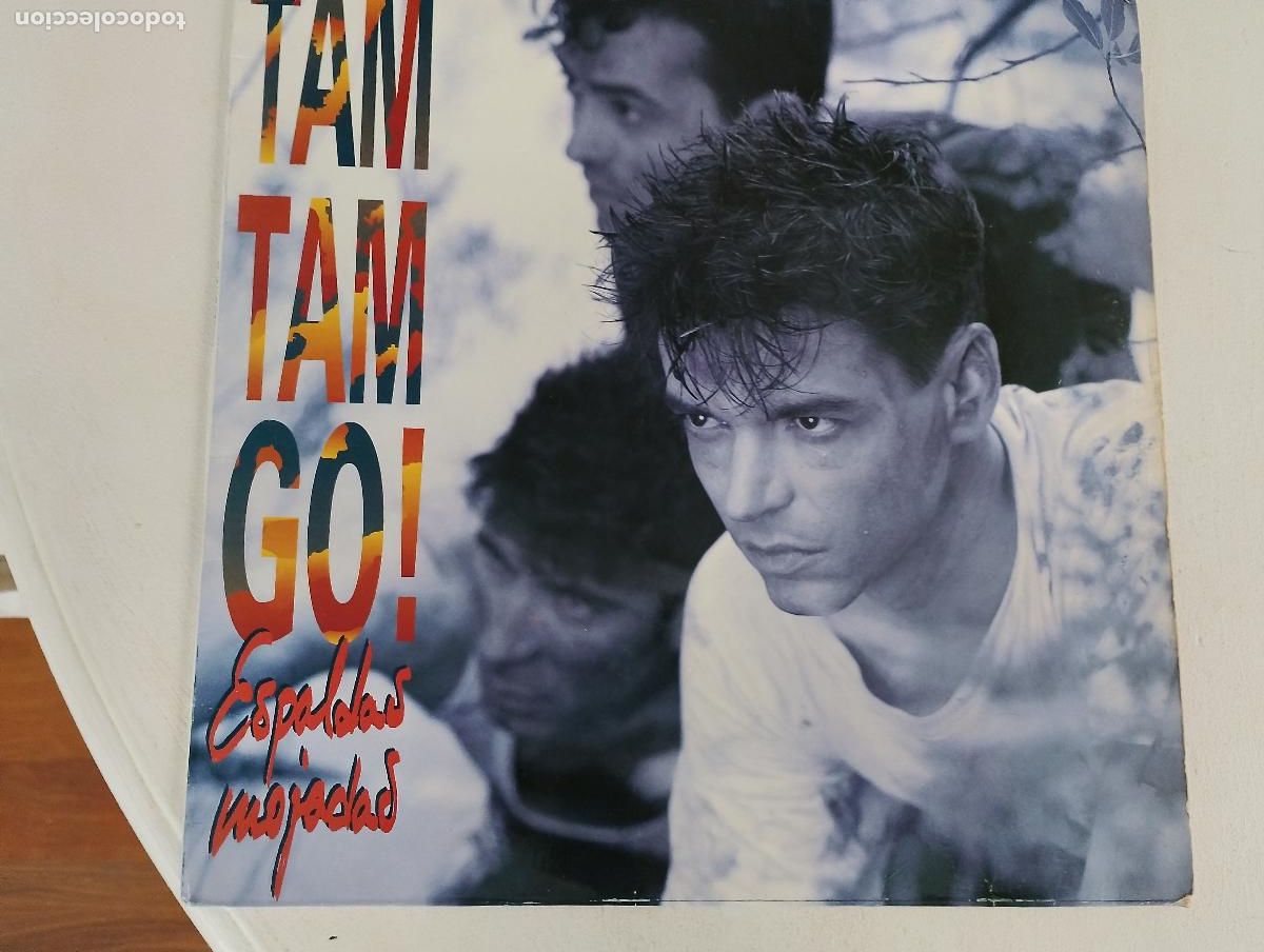 Discos de vinilo: Tam Tam Go! &ndash; Espaldas Mojadas, 1990, con el encarte,