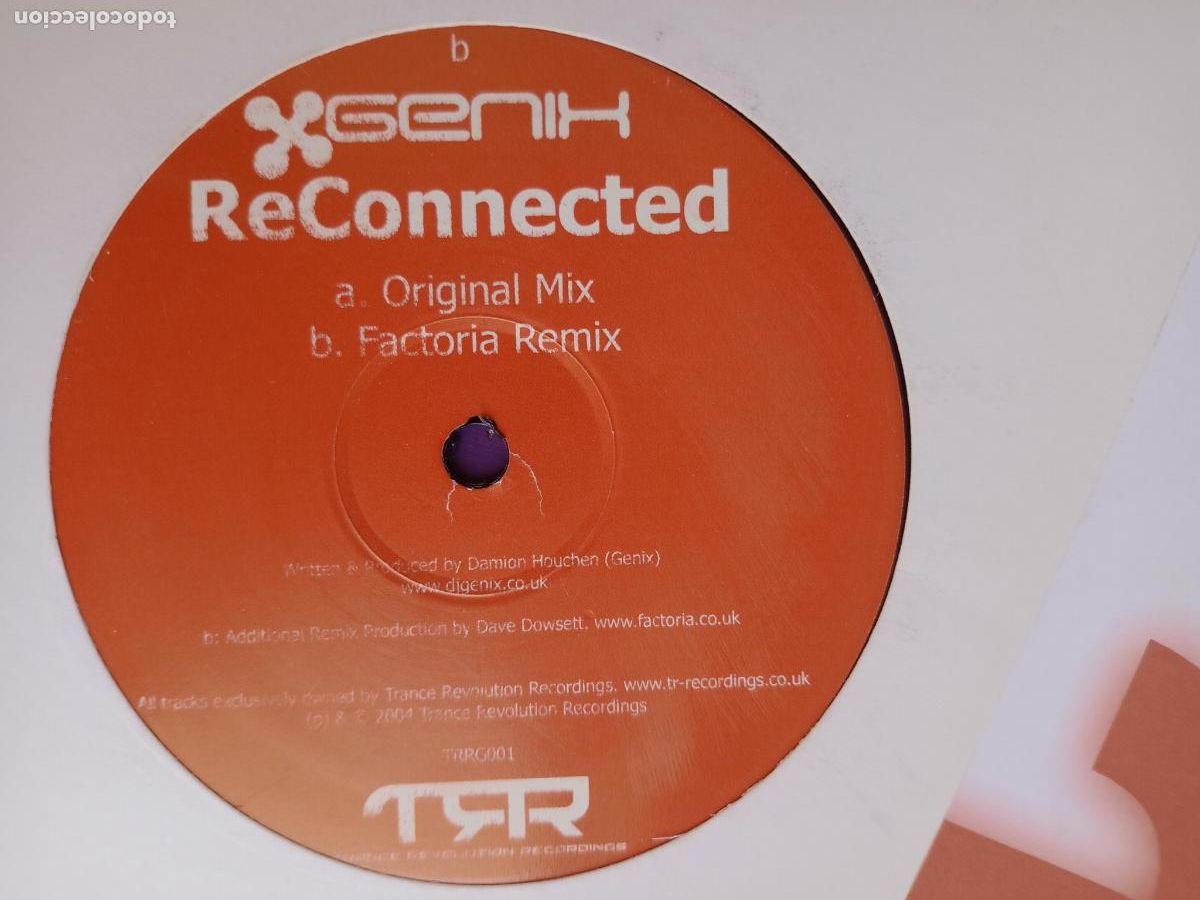 Discos de vinilo: Genix &lrm;&ndash; ReConnected - MAXI TRANCE REVOLUTION 2004 - ELECTRONICA, TRANCE