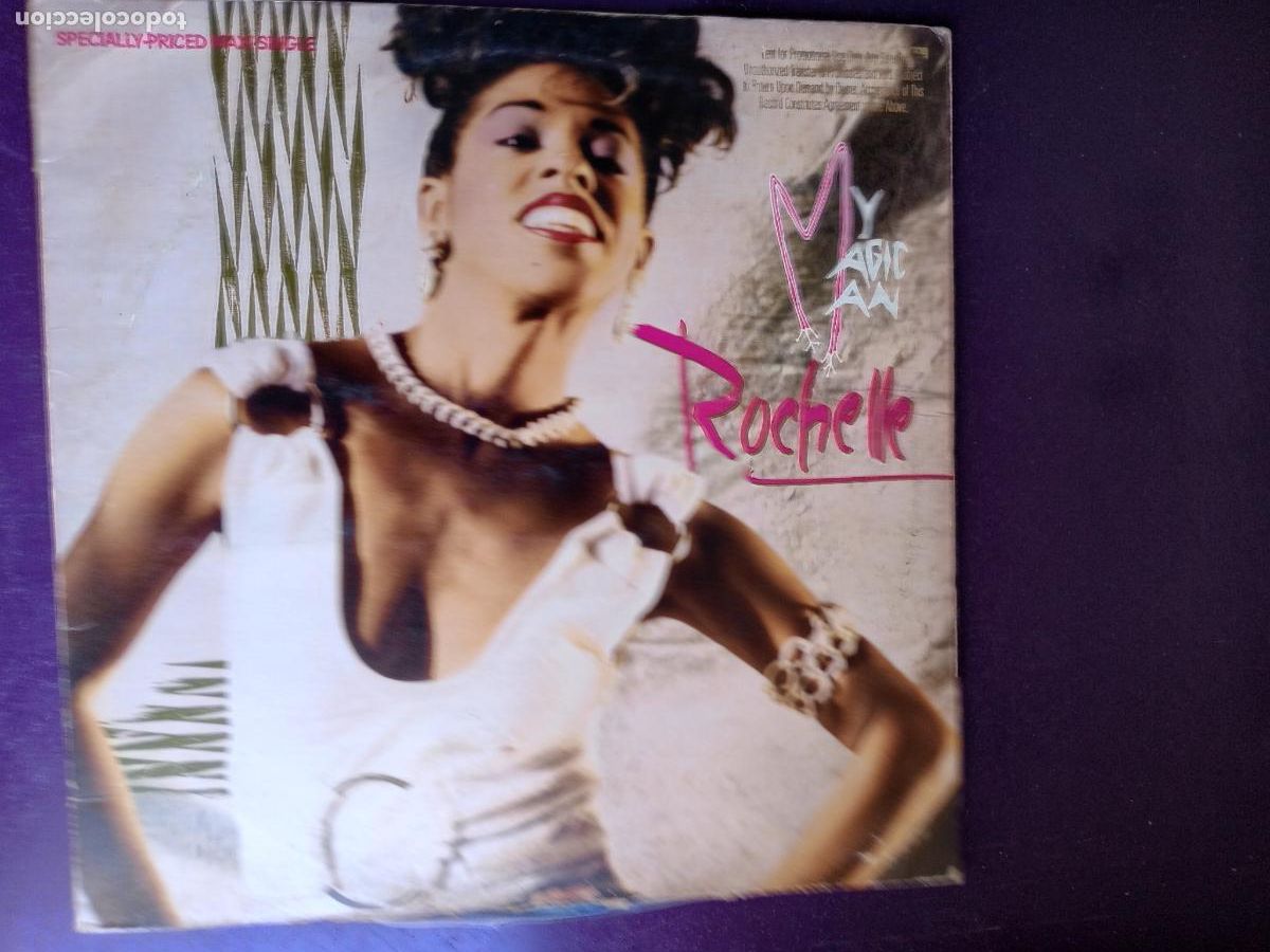 Discos de vinilo: Rochelle &ndash; My Magic Man - MAXI WARNER 1985 - ELECTRONICA, FUNK SOUL DISCO