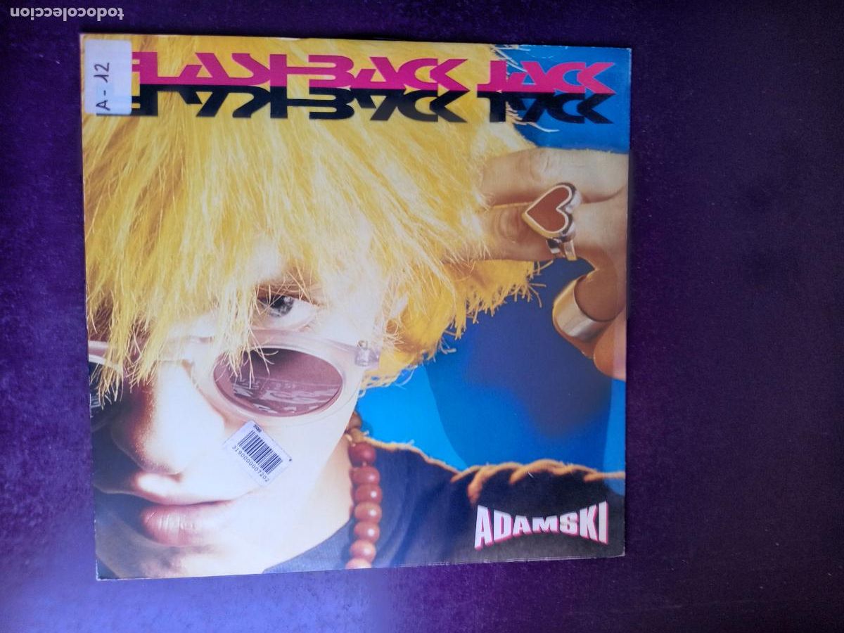Discos de vinilo: Adamski &ndash; Flashback Jack - MAXI MCA 1990 - ELECTRONICA, HOUSE