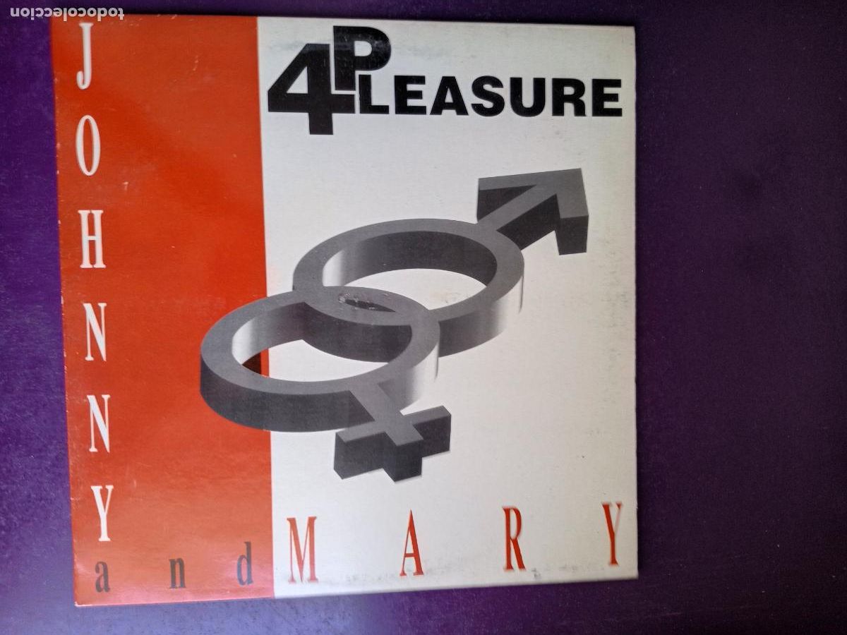 Discos de vinilo: 4Pleasure &ndash; Johnny And Mary - MAXI MAX MUSIC 1995 - ELECTRONICA, HOUSE