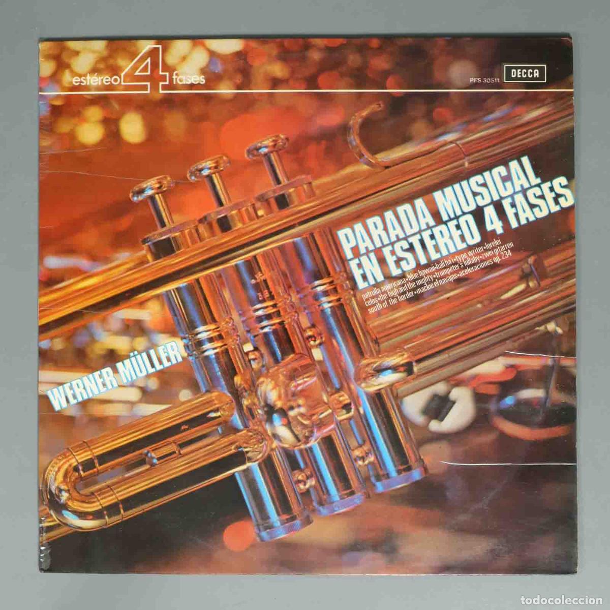 Discos de vinilo: LP. Parada Musical En Est&eacute;reo 4 Fases - Werner M&uuml;ller Y Su Orquesta