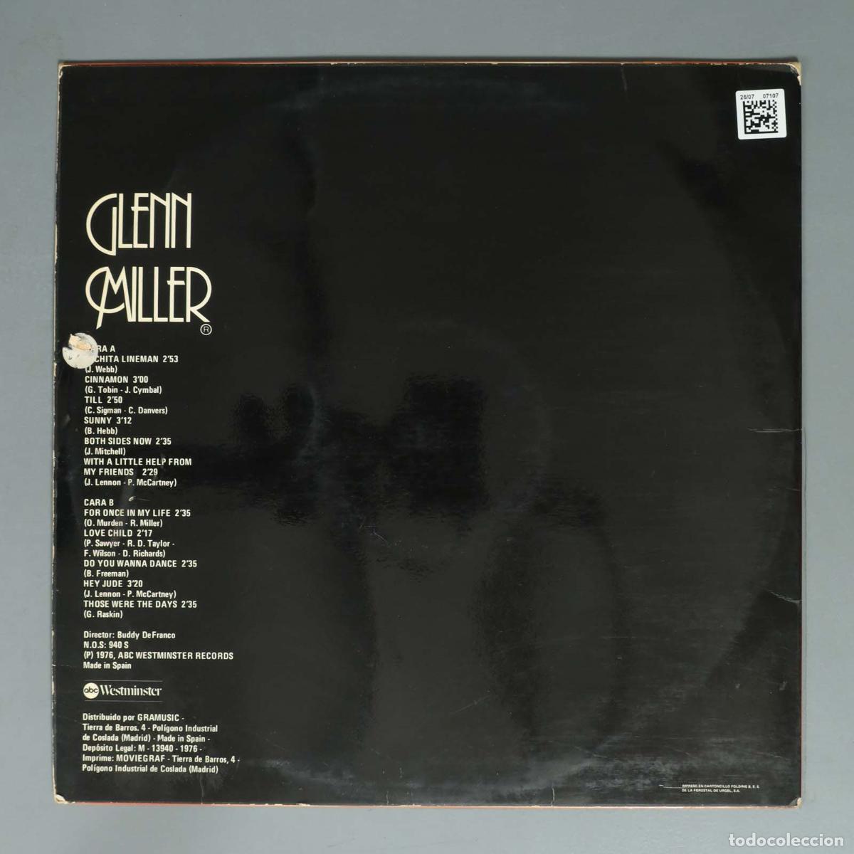 Discos de vinilo: LP. Bailando con la Orquesta de Glenn Miller - Foto 2