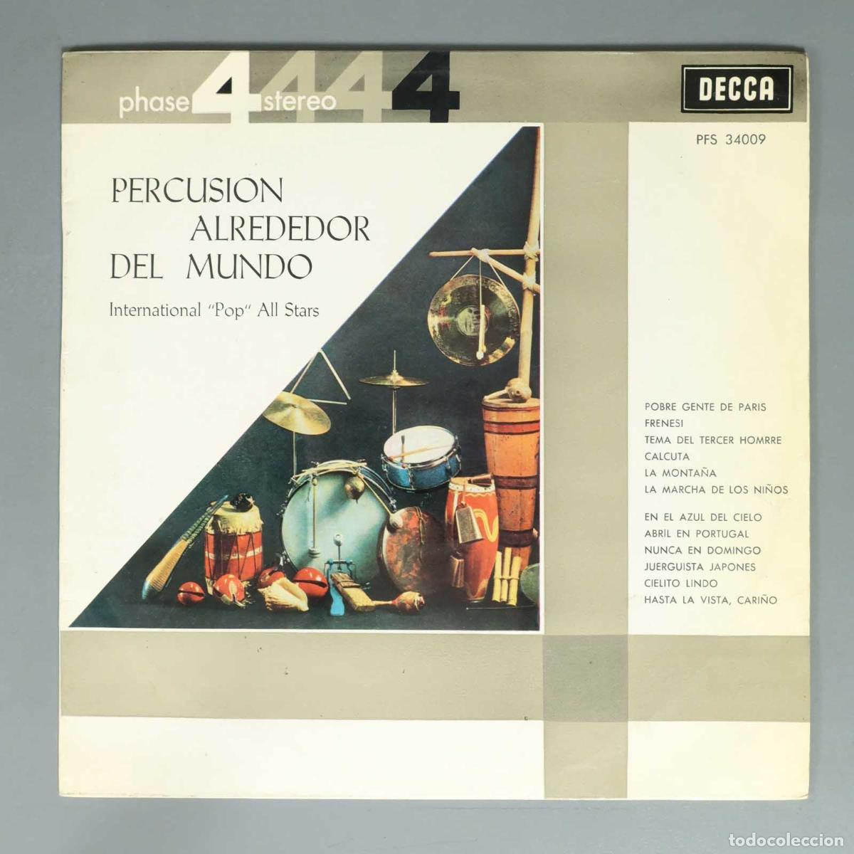 Discos de vinilo: LP. Percusion Alrededor del Mundo - International Pop All Stars