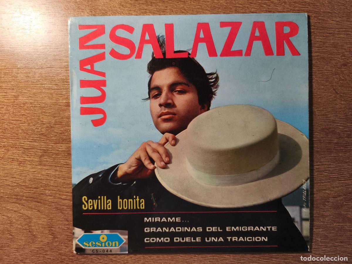 Discos de vinilo: DISCO EP DE JUAN SALAZAR. SEVILLA BONITA. ED. SESI&Oacute;N