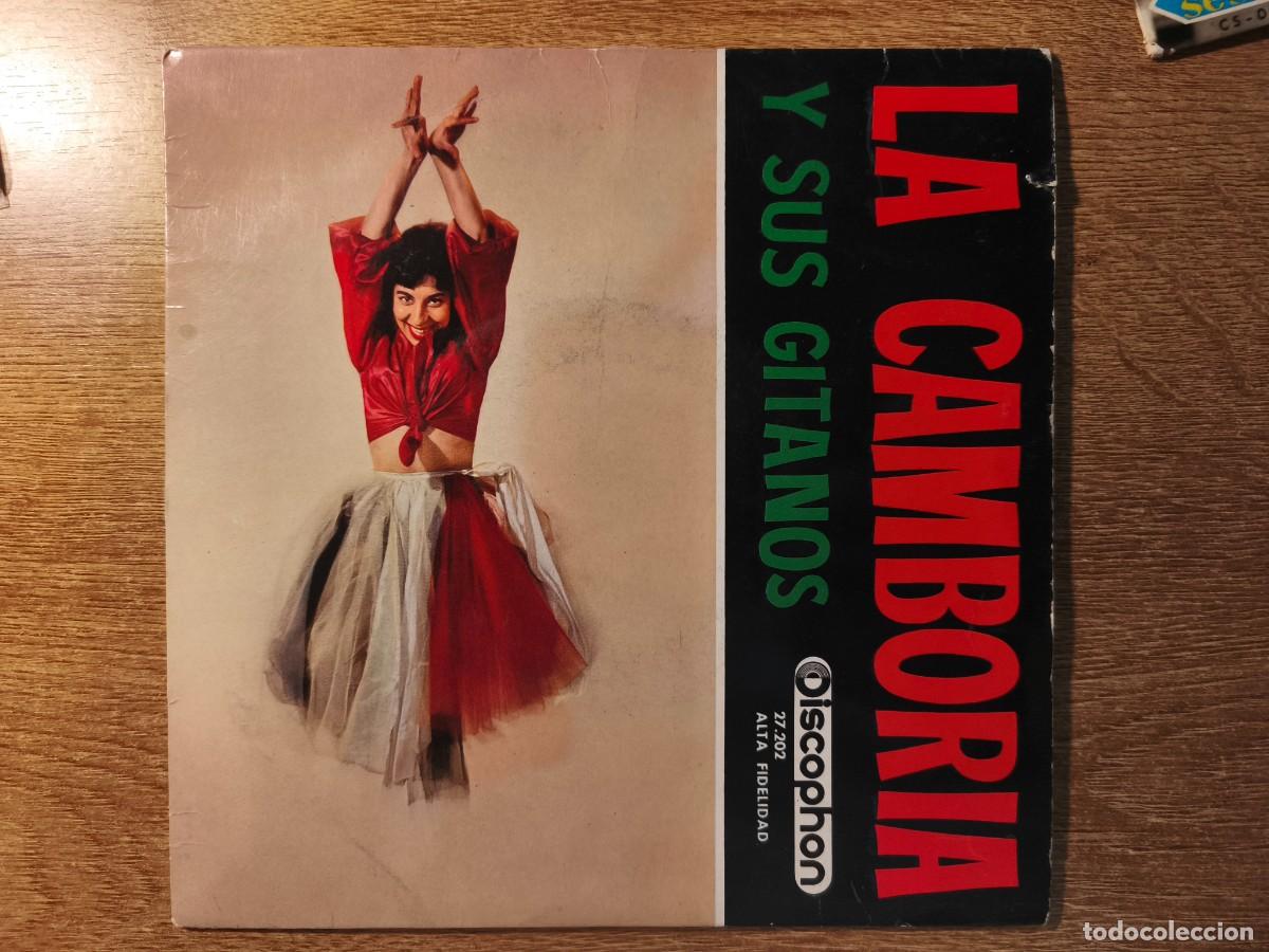 Discos de vinilo: DISCO EP DE LA CAMBORIA Y SUS GITANOS. TOMO Y OBLIGO. ED DISCOPHON