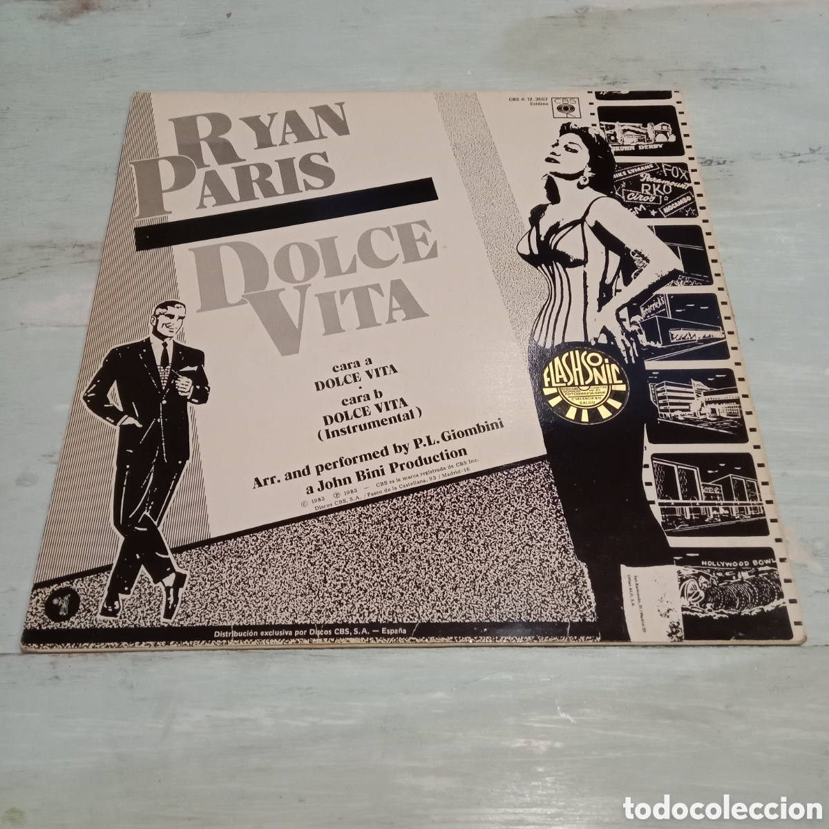 Discos de vinilo: RYAN PARIS - DOLCE VITA - MAXI-SINGLE 12&rdquo; - Foto 2