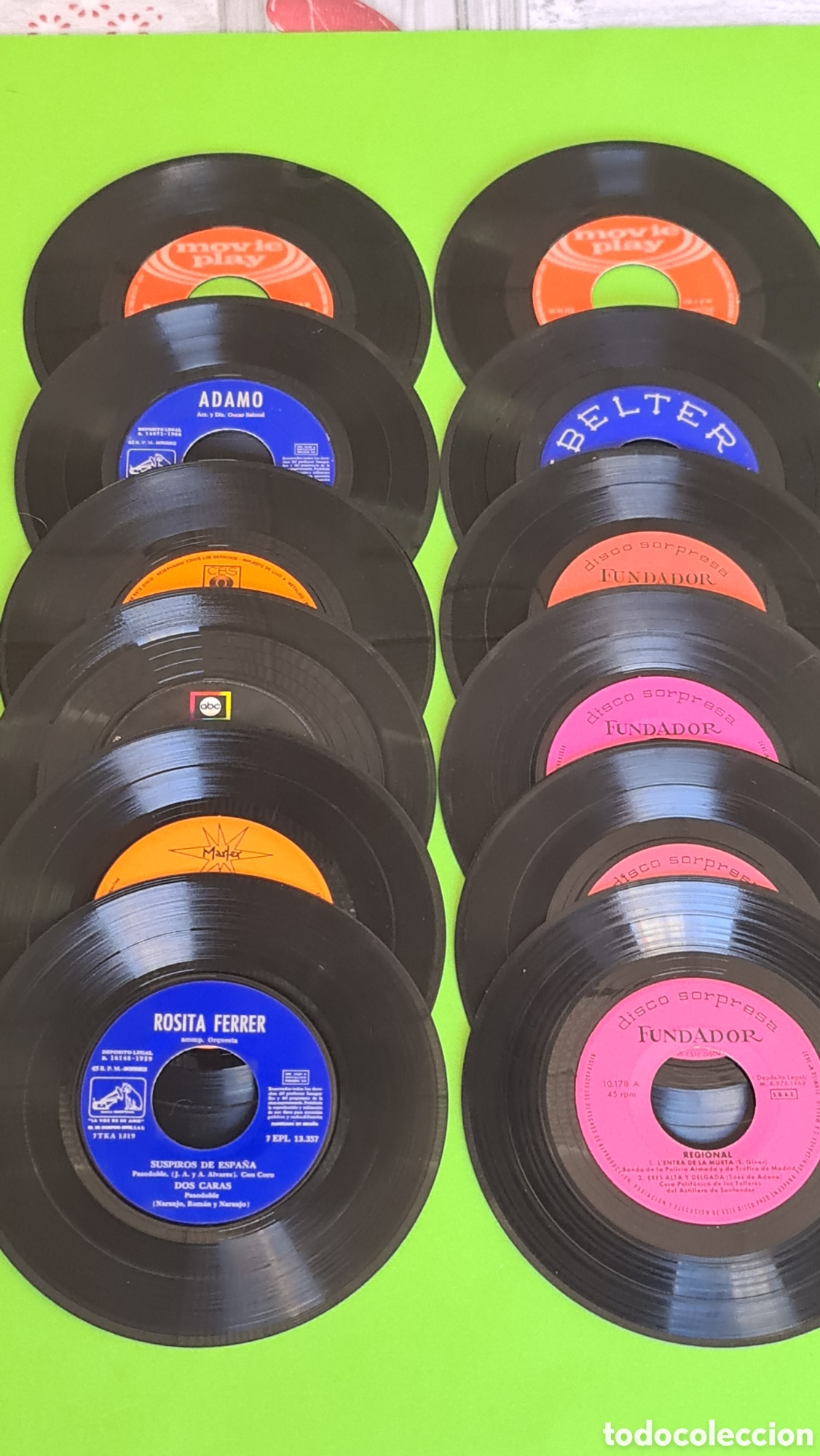 Discos de vinilo: Lote de 14 singles sin portada - Foto 3
