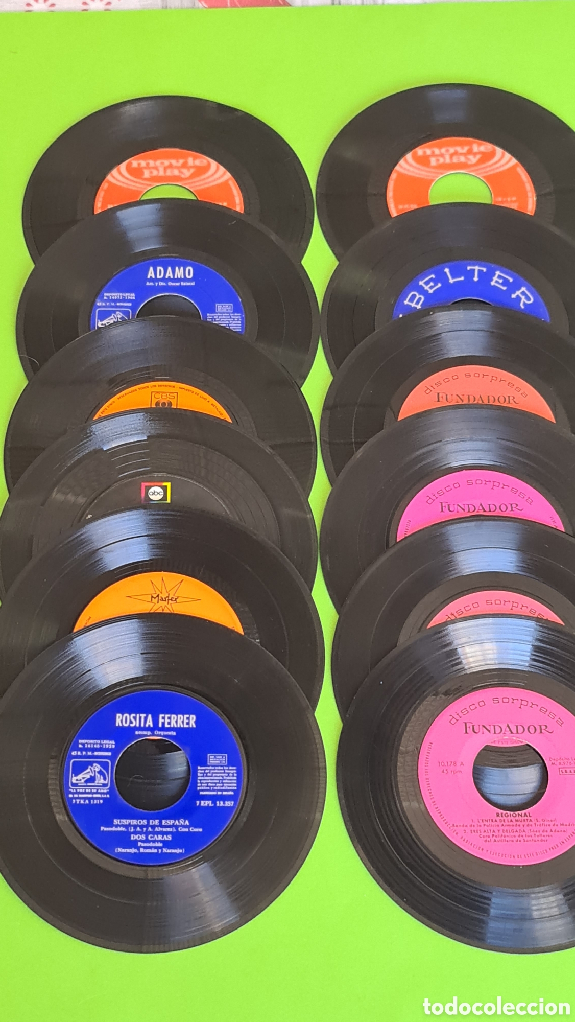 Discos de vinilo: Lote de 14 singles sin portada - Foto 4