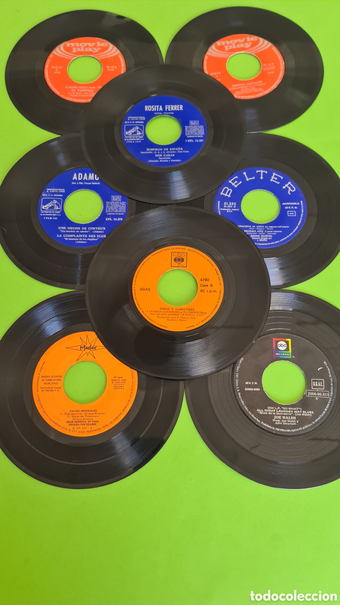 Discos de vinilo: Lote de 14 singles sin portada - Foto 5