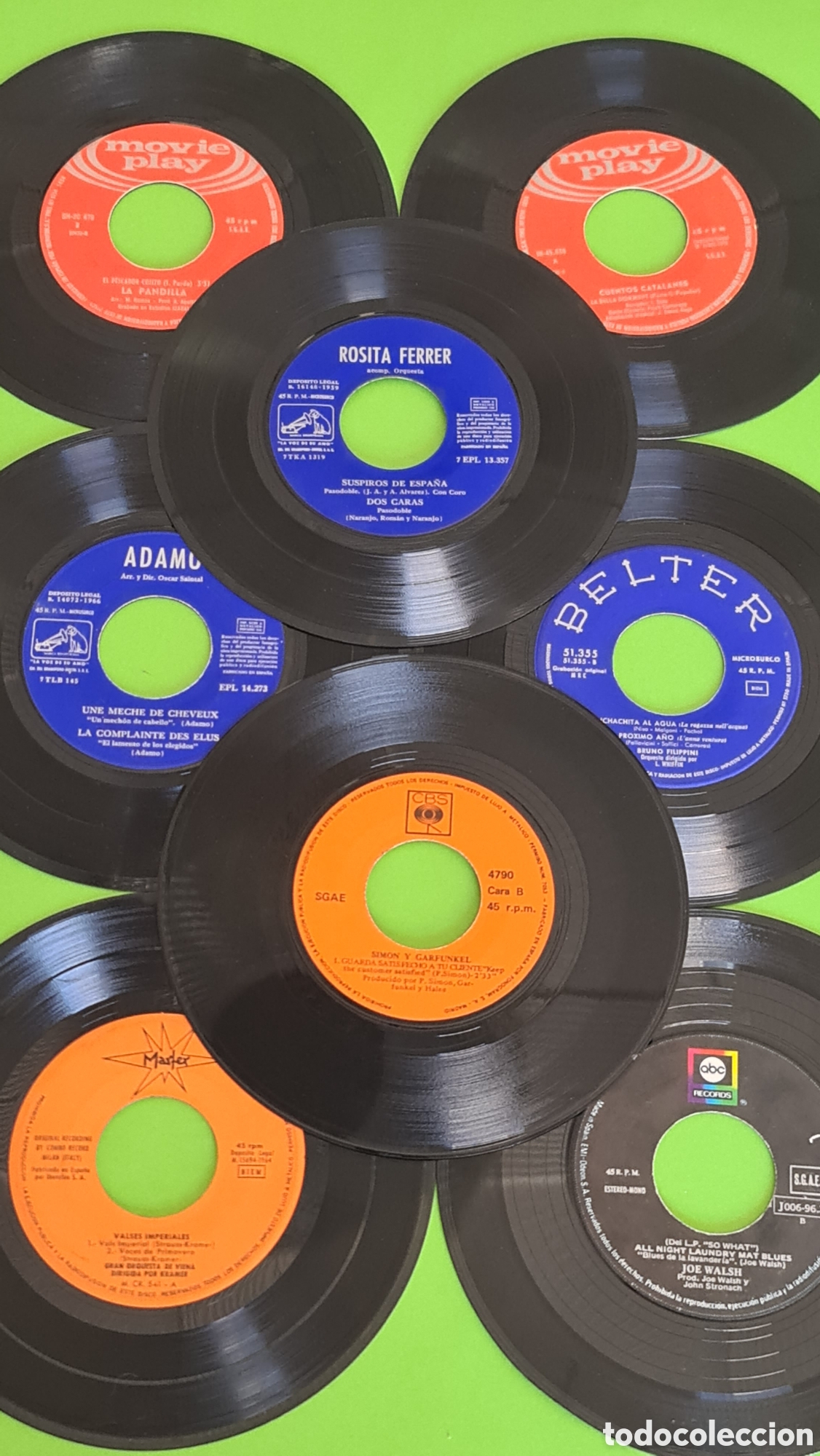 Discos de vinilo: Lote de 14 singles sin portada - Foto 6