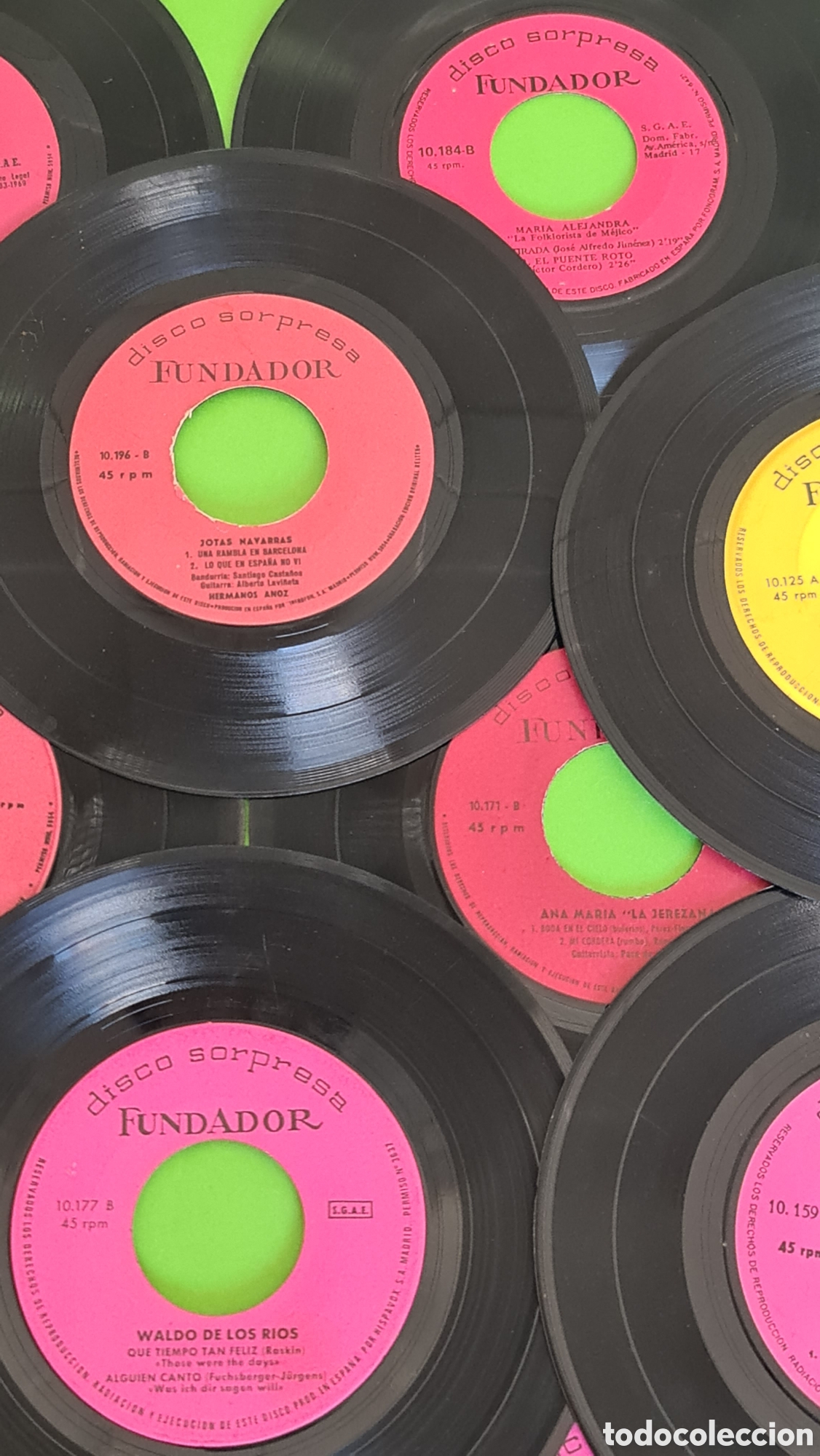 Discos de vinilo: Lote de 14 singles sin portada - Foto 7