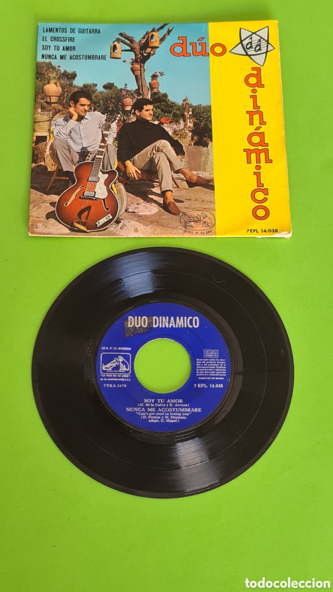 Discos de vinilo: Single DUO DINAMICO / A&ntilde;o (1964) - Foto 2