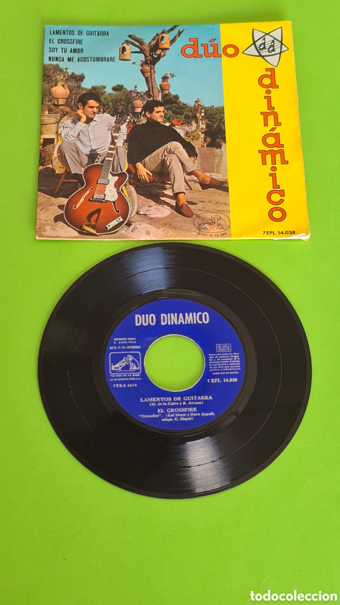 Discos de vinilo: Single DUO DINAMICO / A&ntilde;o (1964) - Foto 3