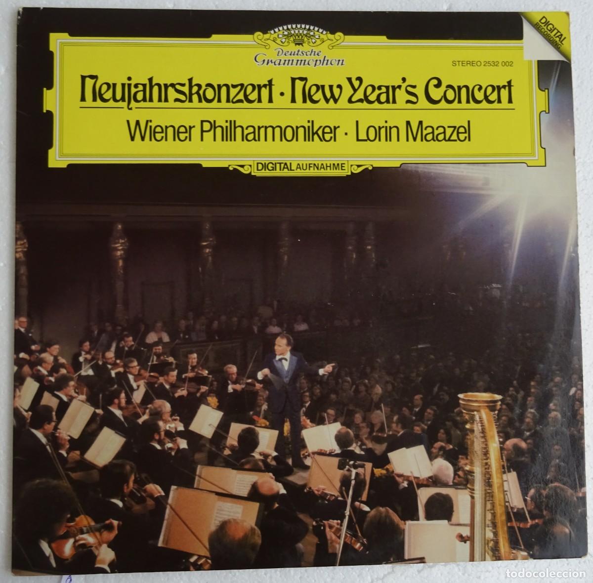 Vinyl-Schallplatten: Lorin Maazel New Year&acute;s Concert VPO Digital Stereo Deutsche Grammophon