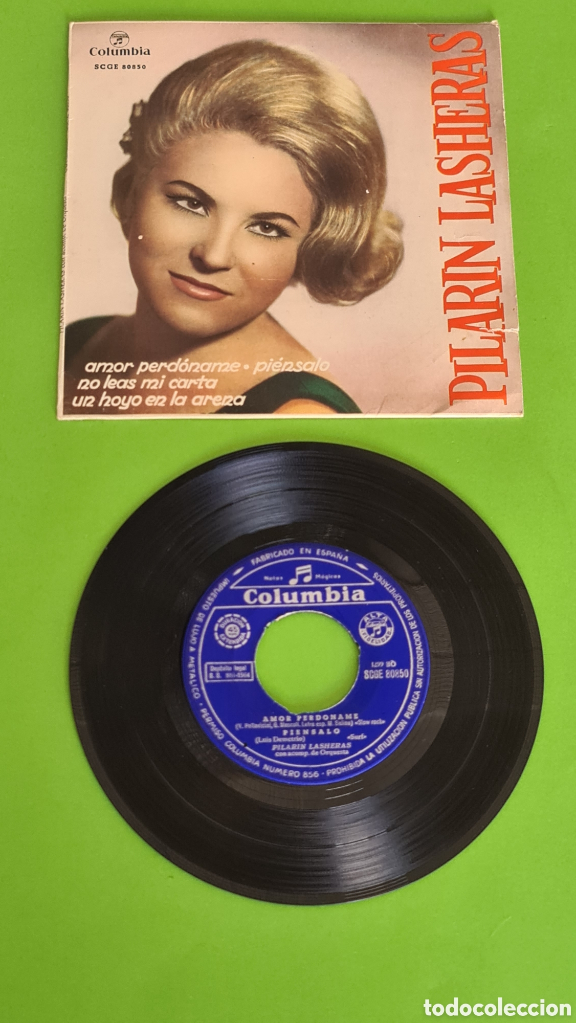 Discos de vinilo: Single Pilarin Las Heras - Foto 2