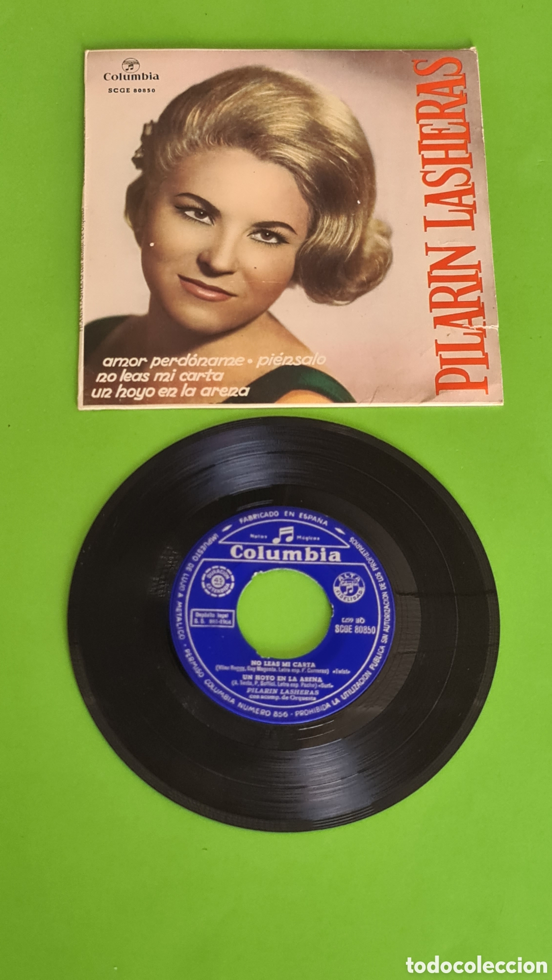 Discos de vinilo: Single Pilarin Las Heras - Foto 3