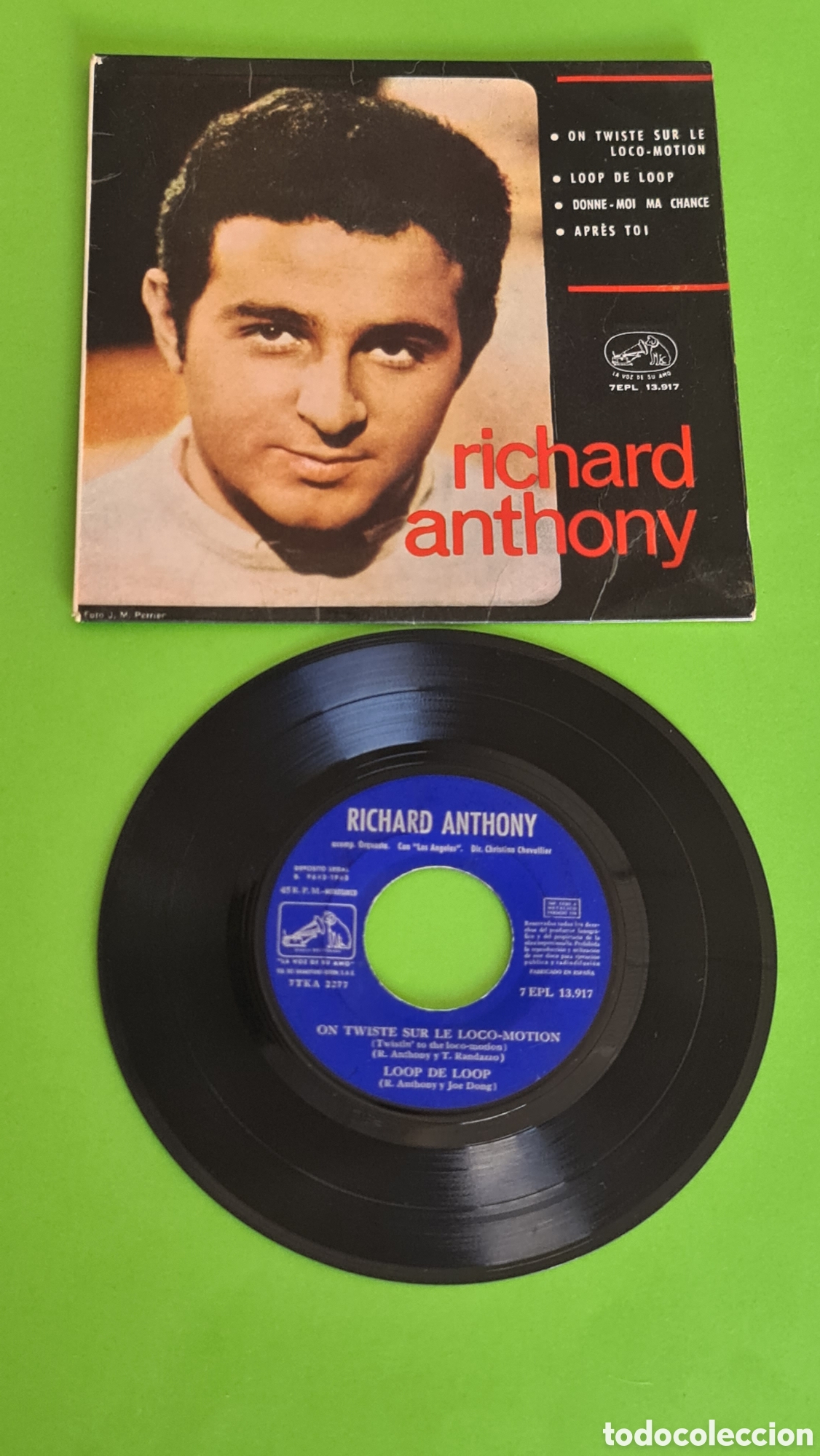 Discos de vinilo: Single Richard Anthony - Foto 2