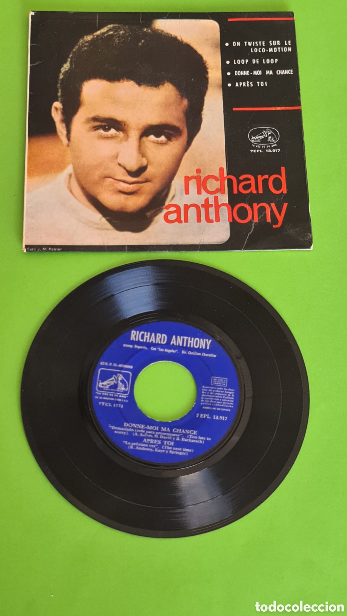 Discos de vinilo: Single Richard Anthony - Foto 3