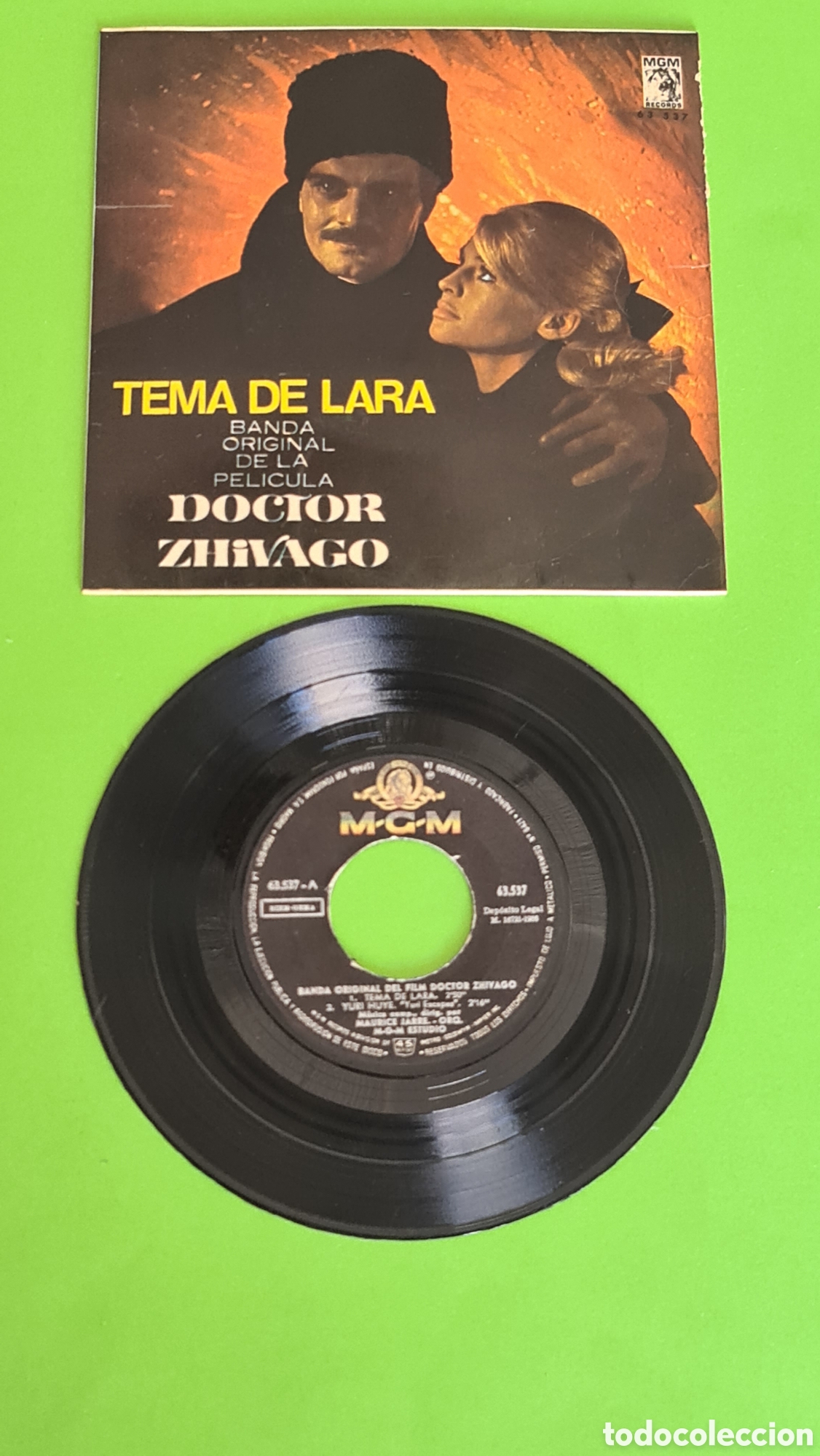 Discos de vinilo: Single Tema de Lara/ Doctor Zhivago - Foto 3