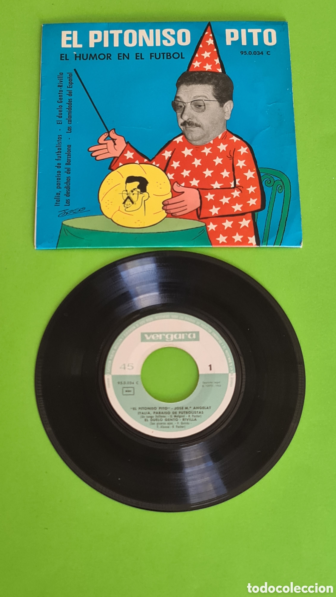 Discos de vinilo: Single El Pitoniso Pito / A&ntilde;o (1963) - Foto 2