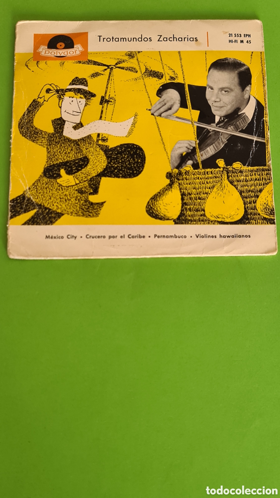 Discos de vinilo: Single El Trotamundos Zacharias