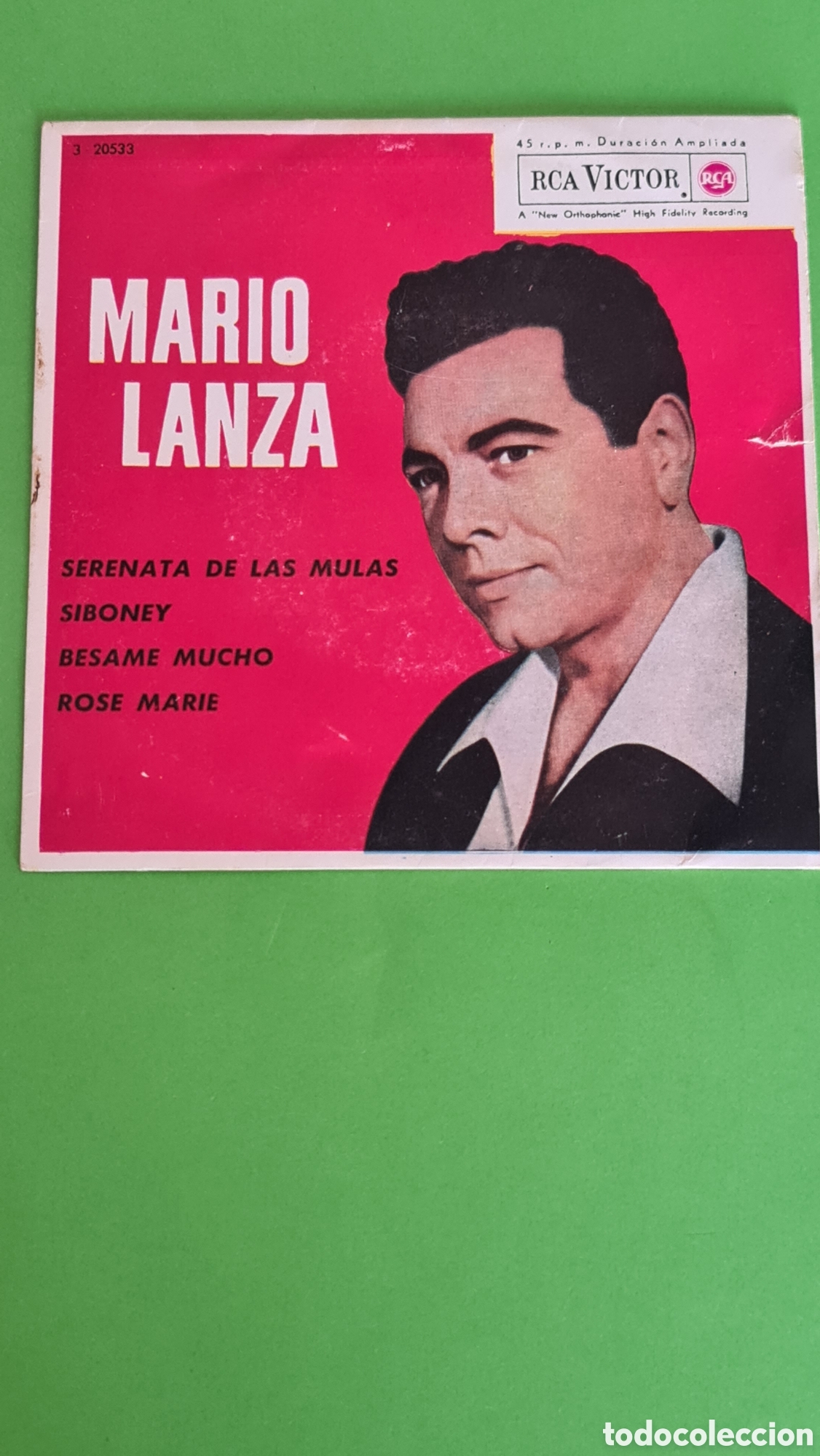 Dischi in vinile: Single Mario Lanza/ Serenata de las Mulas