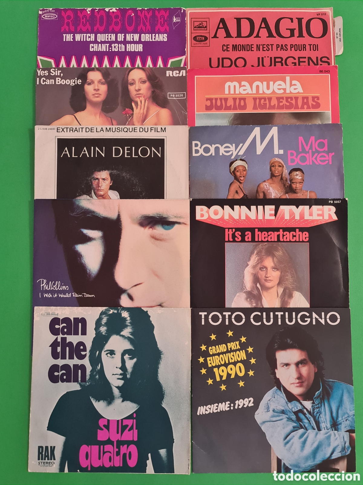 Discos de vinilo: Lote de 34 singles / Pop - Rock