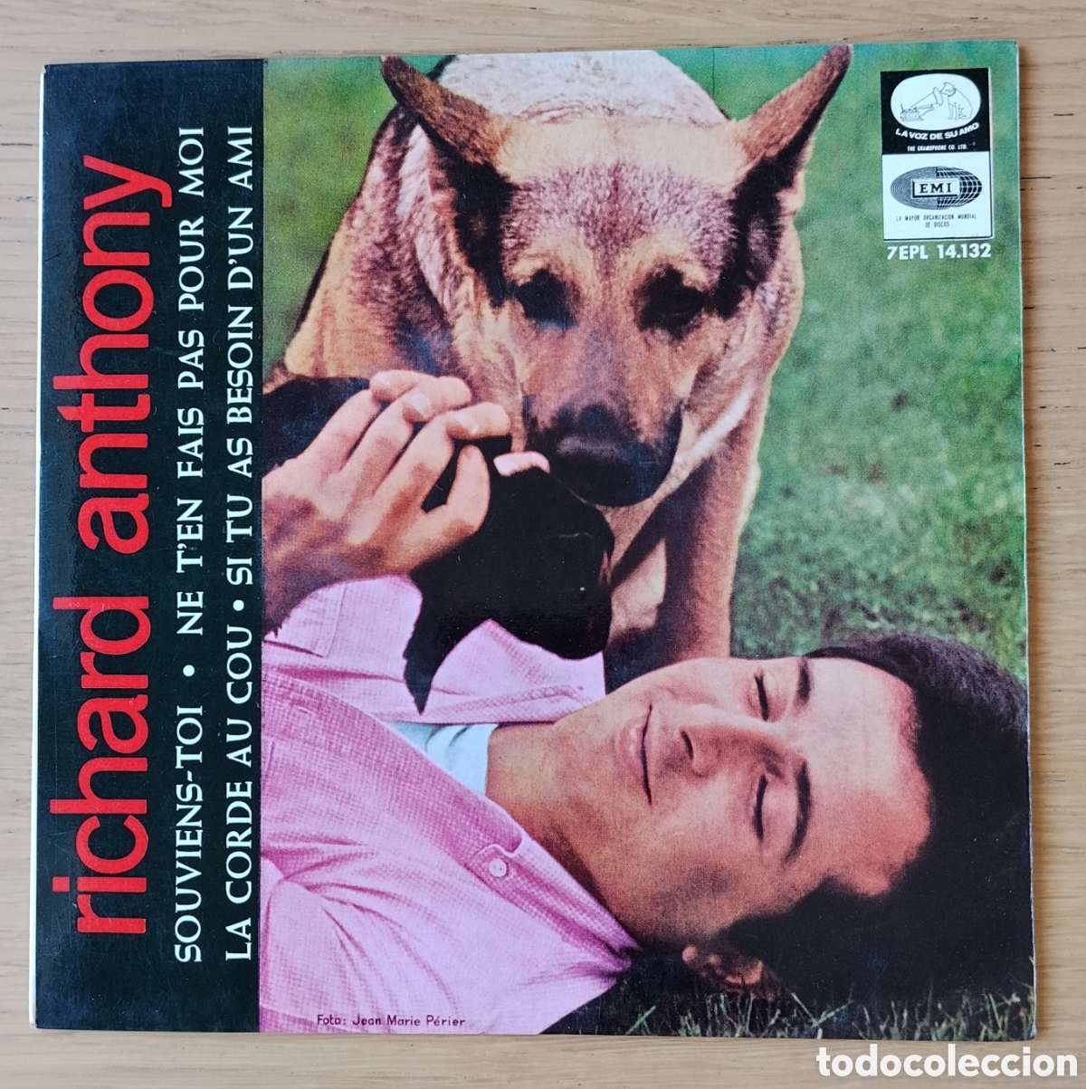 Discos de vinilo: RICHARD ANTHONY : &rdquo;SOUVIENS-TOI + 3&rdquo; - E.P. VINILO 1964 - POP YE-Y&Eacute; - ROCK