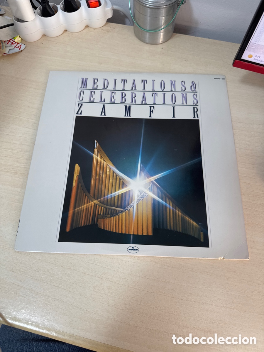 Discos de vinilo: DISCO VINILO MEDITATIONS & CELEBRATION ZAMFIR 1986