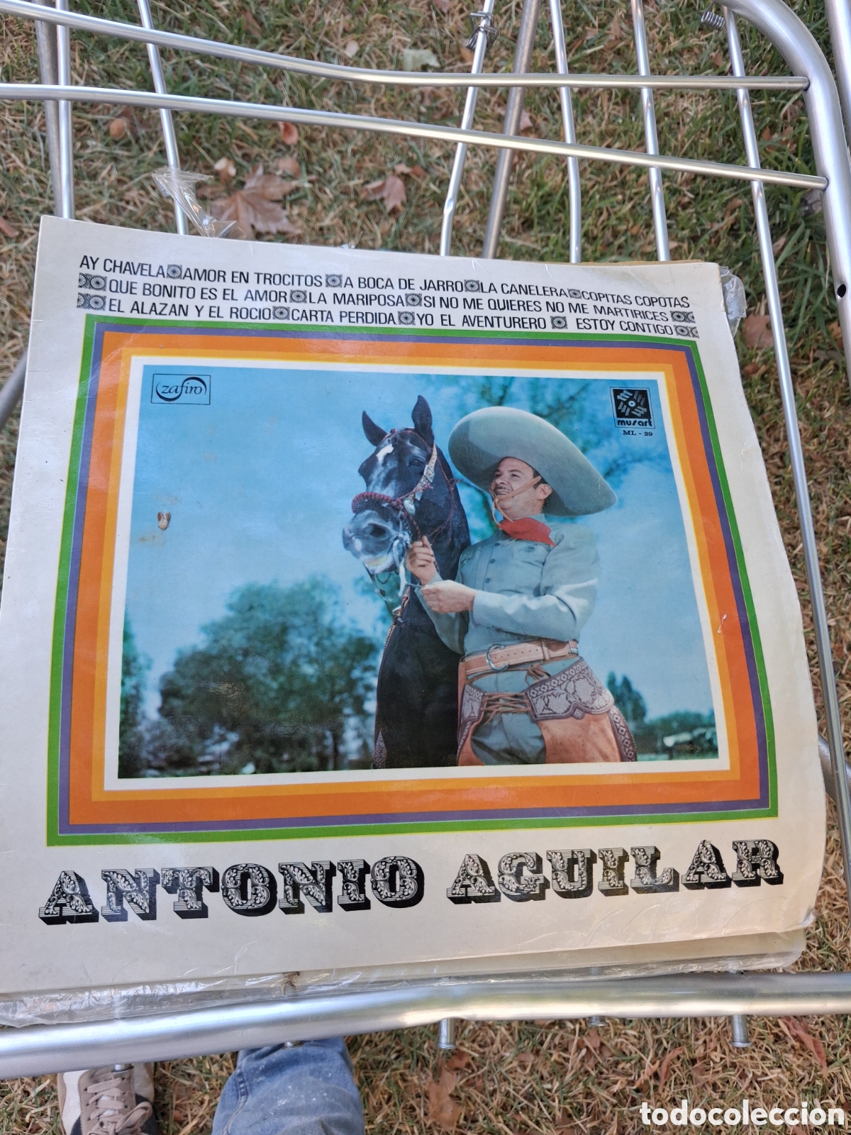 Discos de vinilo: ANTIGUO DISCO DE VINILO DE ANTONIO AGUILAR