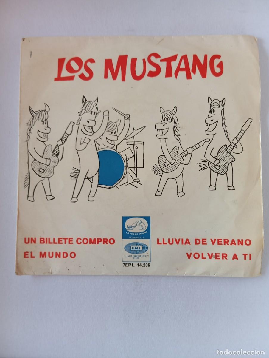 Discos de vinilo: Los Mustang Un billete compro Ticket to ride Beatles EP original 1965 La Voz De Su Amo 7EPL 14.206 7