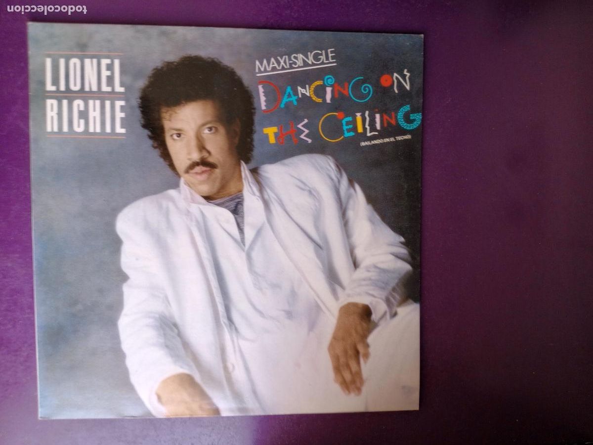 Discos de vinilo: Lionel Richie &ndash; Dancing On The Ceiling - MAXI MOTOWN 1986 - ELECTRONICA, DISCO 80'S