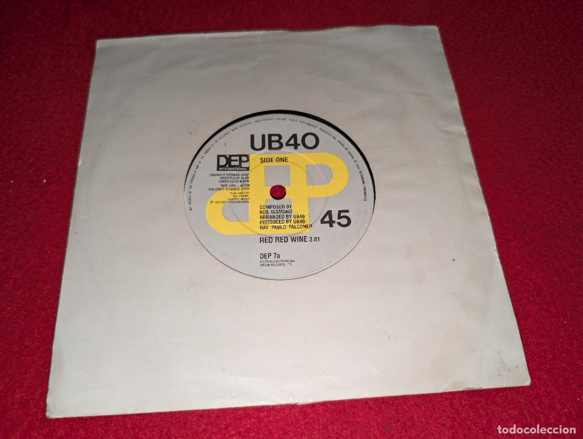 Discos de vinilo: UB40 Red red wine/Sufferin (Version) 7'' SINGLE 1983 DEP UK