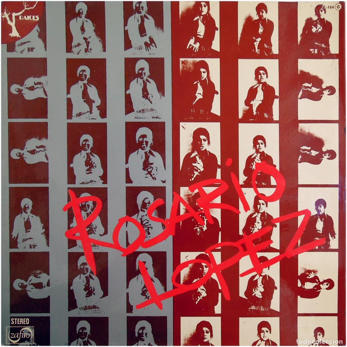 Discos de vinilo: Rosario L&oacute;pez (1er Lp) - LP Spain 1975 - Zafiro ZL-164 Series: Ra&iacute;ces - VG+/EX