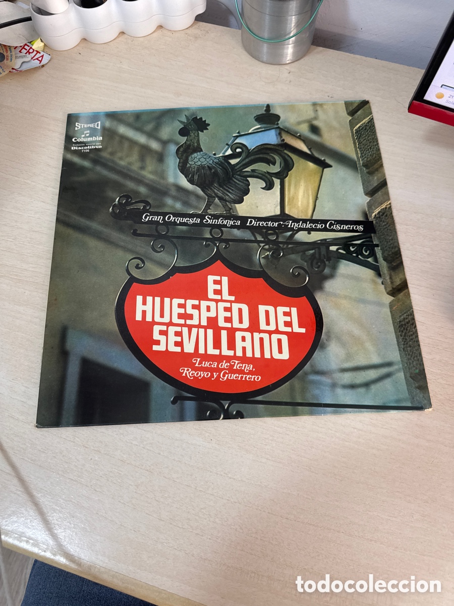 Discos de vinilo: DISCO VINILO EL HU&Eacute;SPED DEL SEVILLANO 1969