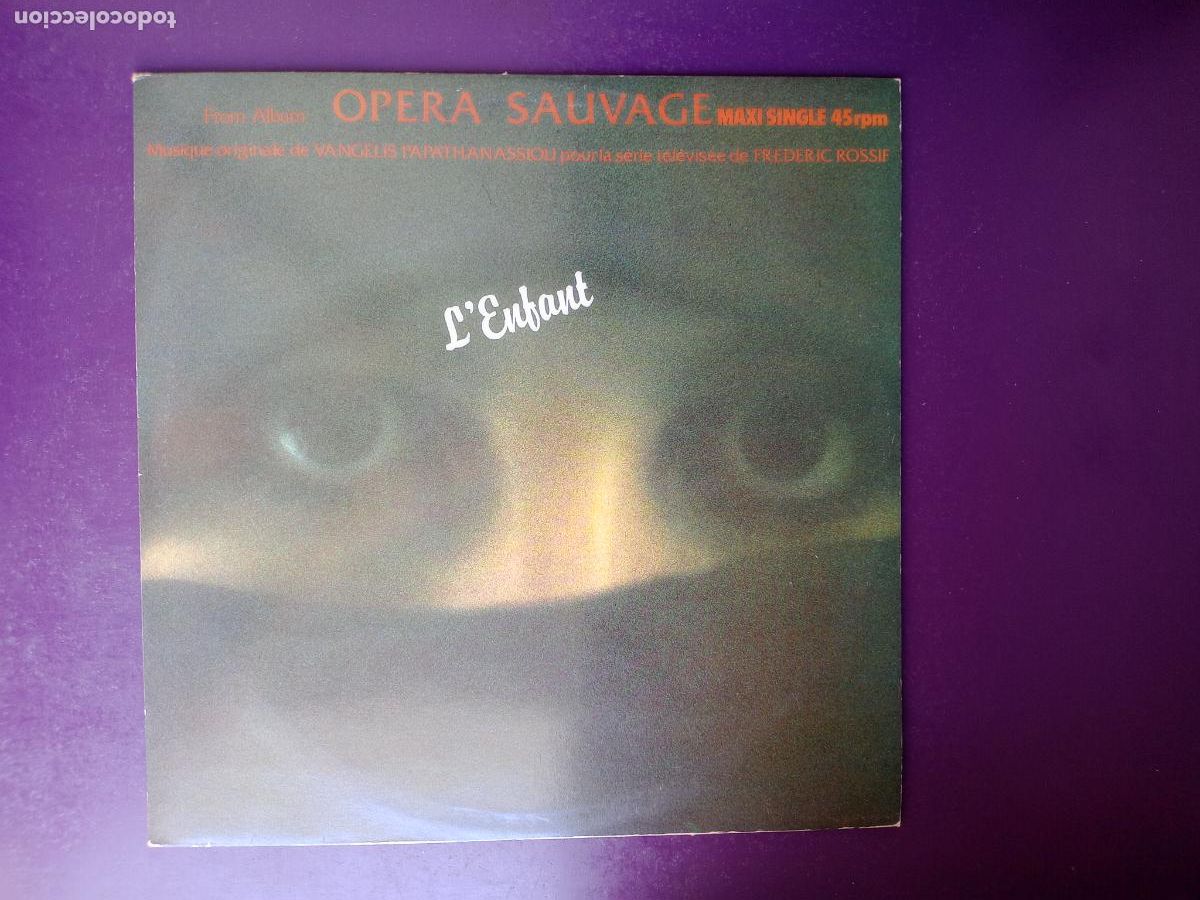 Discos de vinilo: Vangelis &ndash; L'Enfant - MAXI POLYDOR 1983 - ELECTRONICA, AMBIENT, CINE BSO 80'S
