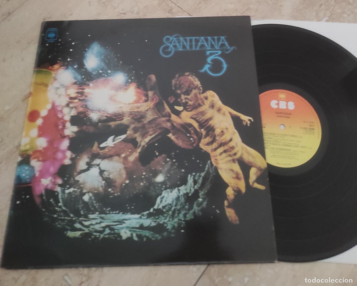 Discos de vinilo: Santana &ndash; Santana-LP- RARA EDICION INGLESA-1982- CARPETA CERRADA-IMPECABLE-