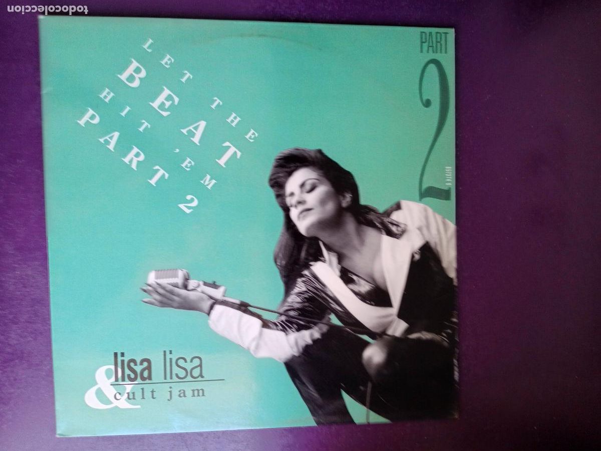 Discos de vinilo: Lisa Lisa & Cult Jam &lrm;&ndash; Let The Beat Hit 'Em Part 2 - MAXI COLUMBIA 1991 - ELECTRONICA, HOUSE DISCO