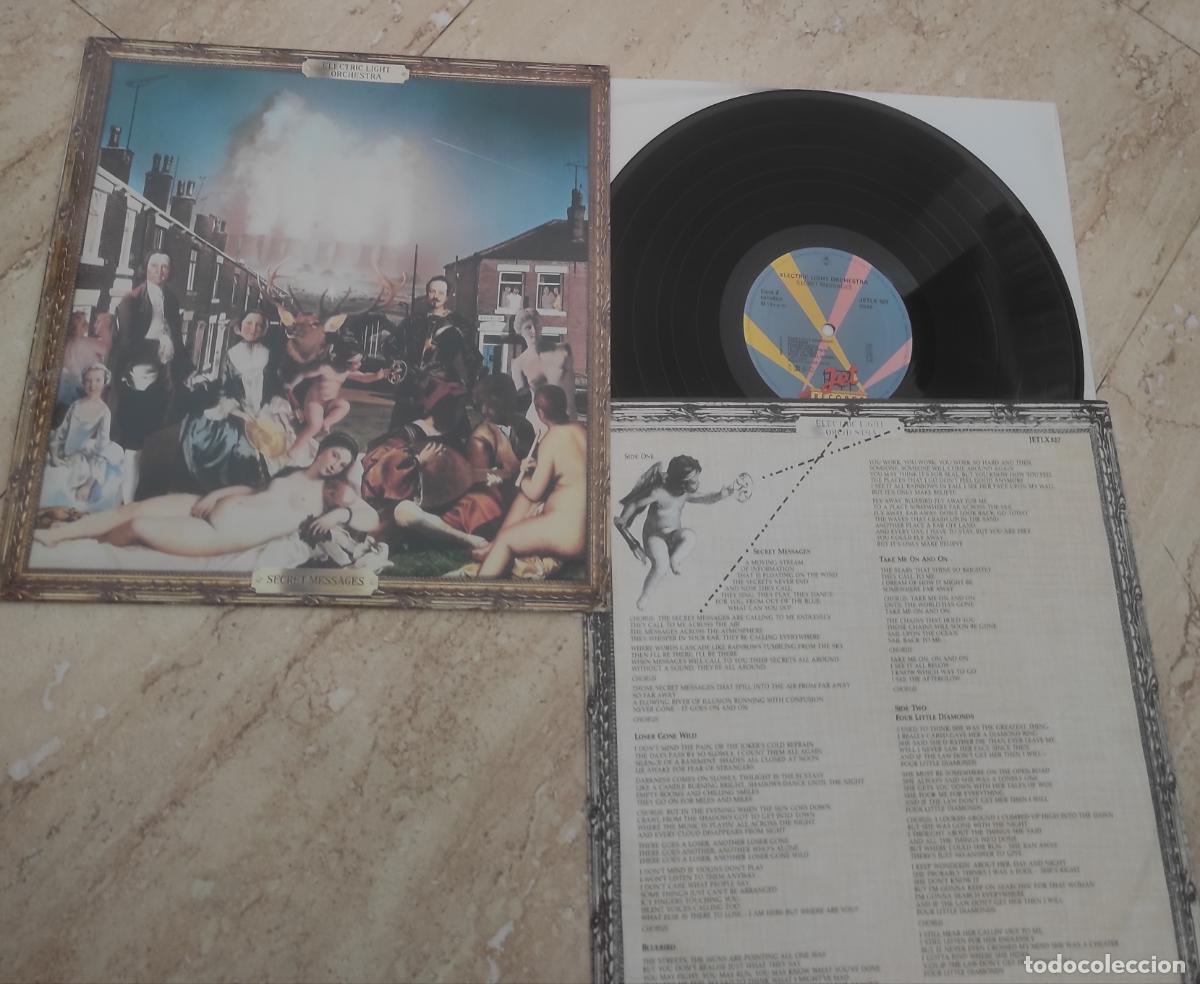 Discos de vinilo: Electric Light Orchestra &ndash; Secret Messages-LP--ESPA&Ntilde;A-1983- EXCELENTE ESTADO-CONTIENE INSERT