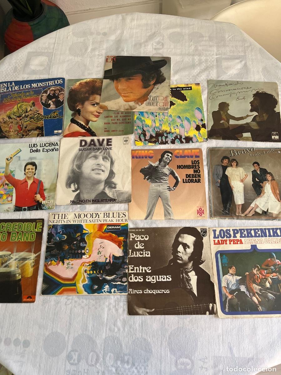 Discos de vinilo: Lote de Singles antiguos.