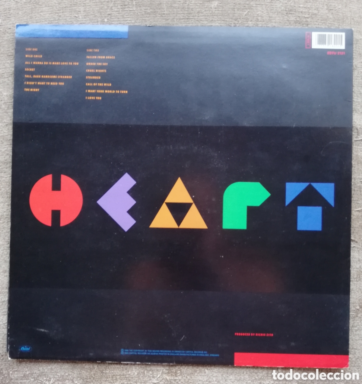 Discos de vinilo: Heart - Brigade. Edicion UK 1990 - Foto 2