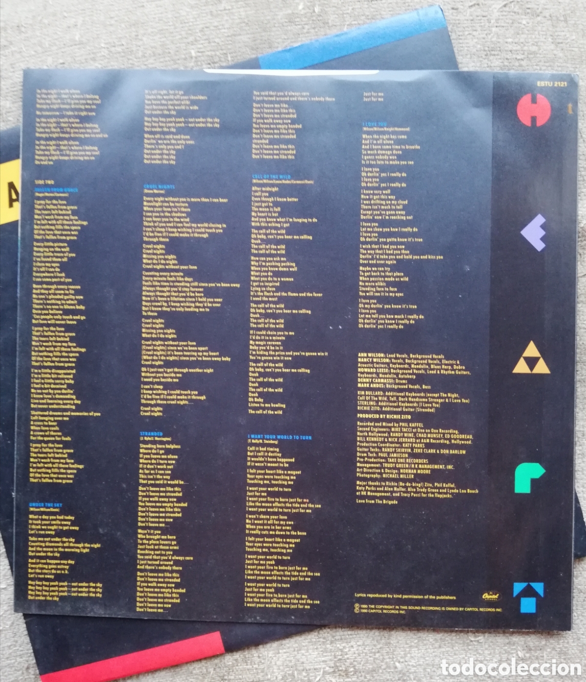 Discos de vinilo: Heart - Brigade. Edicion UK 1990 - Foto 4