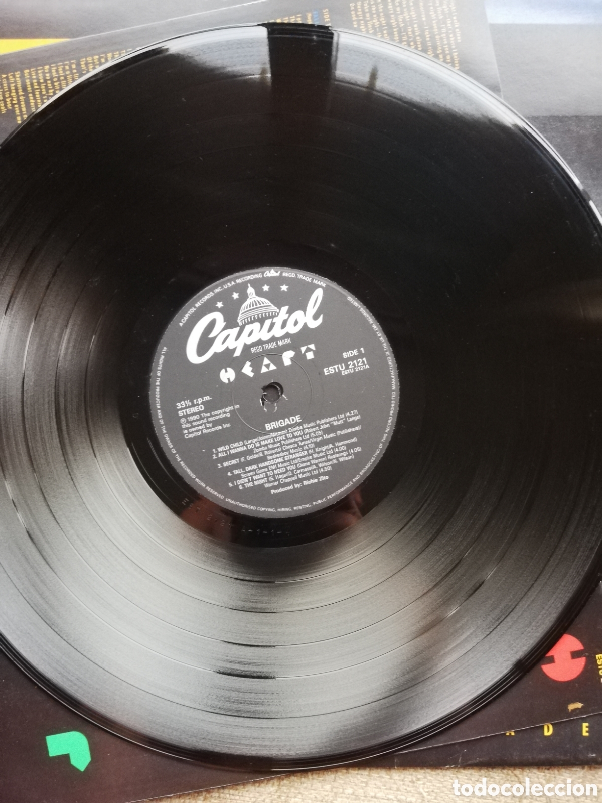 Discos de vinilo: Heart - Brigade. Edicion UK 1990 - Foto 5