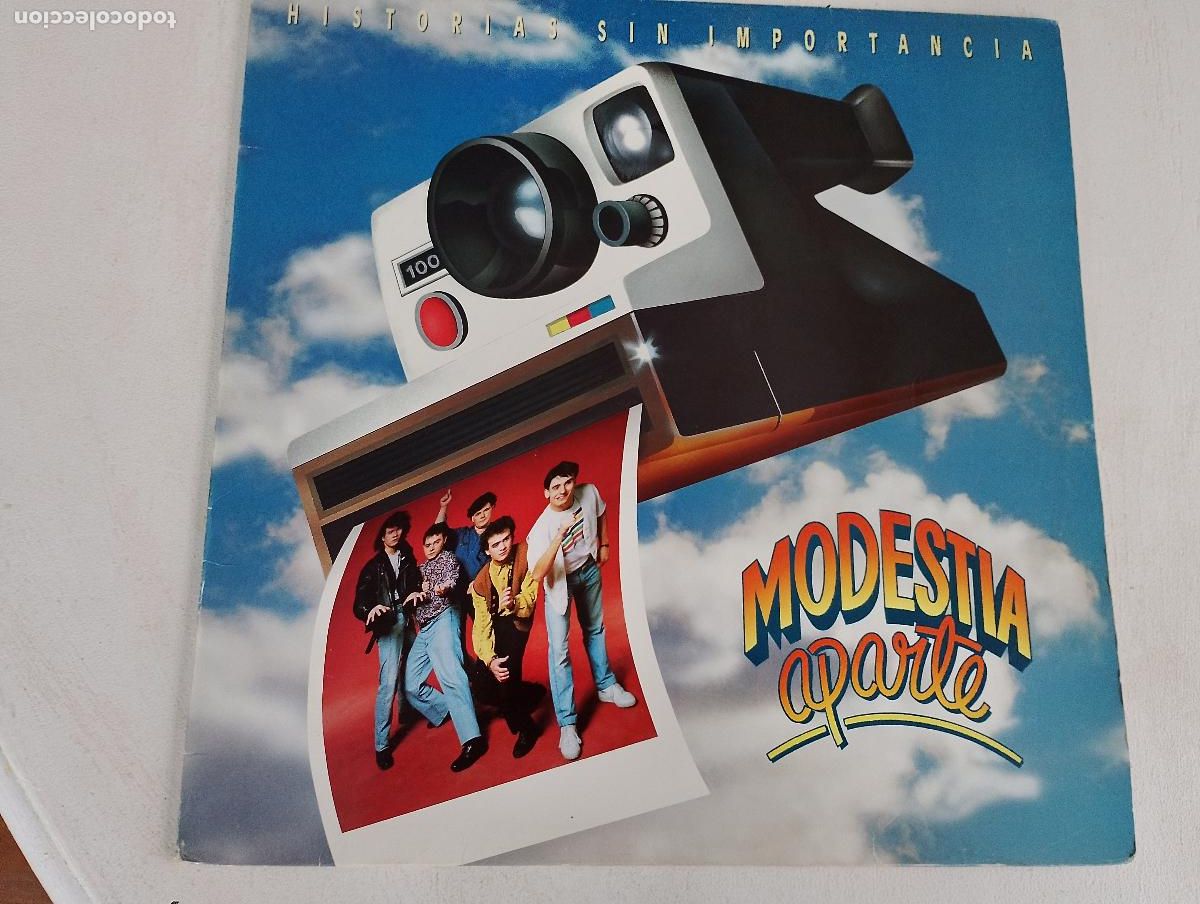 Discos de vinilo: Modestia Aparte &ndash; Historias Sin Importancia,1991