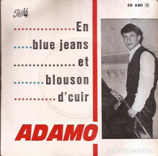 Discos de vinilo: EP ADAMO EN BLUE JEANS ET...PATHE 680 FRANCE 1963