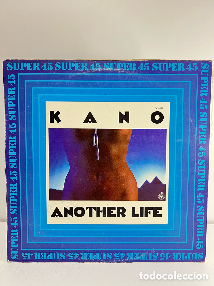 Vinyl-Schallplatten: KANO (MAXI) ANOTHER LIFE (2 TRACKS) A&Ntilde;O &ndash; 1983